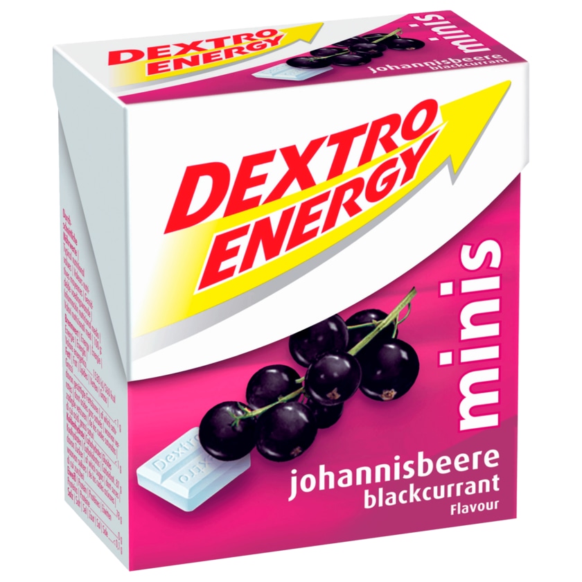 Dextro Energy Minis Johannisbeere Blackcurrant 50g